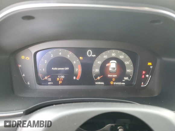 2024 Acura Integra w/A-Spec Package with VIN 19UDE4H39RA016294, listed as a Copart auction lot 67070645 with 16,522 mi miles and Salvage title. Bid and sale history available at DreamBid. Image 9.