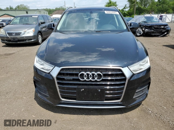 2017 Audi Q3 Premium with VIN WA1ECCFS5HR001511, listed as a Copart auction lot 60853085 with 70,818 mi miles and Salvage title. Bid and sale history available at DreamBid. Image 5.