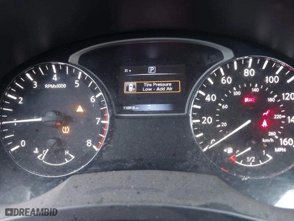 2018 Nissan Altima 2.5 SL with VIN 1N4AL3AP3JC133513, listed as a IAAI auction lot 41324260 with 110,918 mi miles. Bid and sale history available at carsss.com. Image 7.