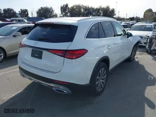 2024 Mercedes-Benz GLC with VIN W1NKM4GB8RF189222, listed as a IAAI auction lot 41773456 with 4,657 mi miles. Bid and sale history available at carsss.com. Image 4.