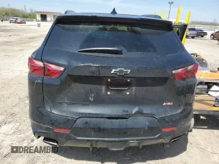 2019 Chevrolet Blazer RS with VIN 3GNKBJRS7KS634910, listed as a Copart auction lot 54093715 with 168,518 mi miles and Salvage title. Bid and sale history available at DreamBid. Image 6.