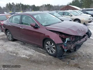 2014 Honda Accord Sedan LX with VIN 1HGCR2F36EA091648, listed as a IAAI auction lot 41668083 with 108,232 mi miles. Bid and sale history available at carsss.com. Image 1.