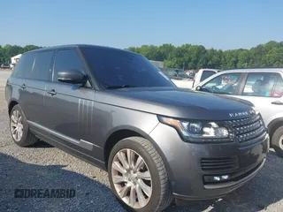 2015 Land Rover Range Rover Supercharged with VIN SALGS2TF1FA229559, listed as a IAAI auction lot 42484025 with 90,383 mi miles and . Bid and sale history available at DreamBid. Image 1.