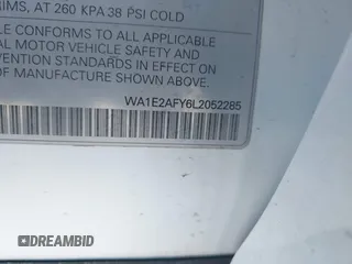 2020 Audi Q5 Premium Plus с VIN WA1E2AFY6L2052285, выставлен на аукционе IAAI как лот 41321778 с пробегом 34 985 миль миль и . История ставок и продаж доступна на DreamBid. Изображение 9.