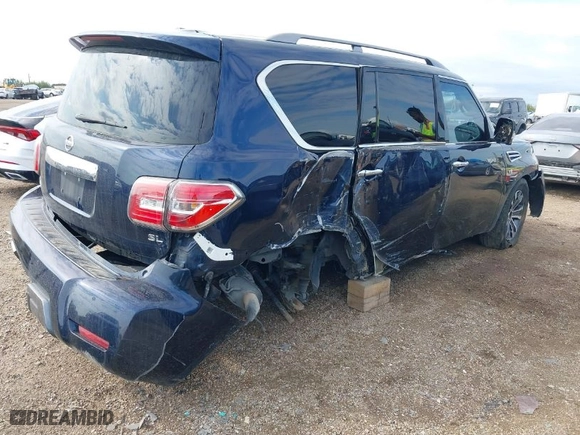 2019 Nissan Armada SL with VIN JN8AY2ND1K9088452, listed as a IAAI auction lot 40732598 with 80,256 mi miles. Bid and sale history available at carsss.com. Image 4.