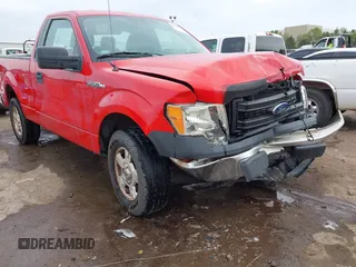2013 Ford F-150 XL with VIN 1FTMF1CM6DKG07048, listed as a IAAI auction lot 42019058 with 123,338 mi miles and . Bid and sale history available at carsss.com. Image 1.