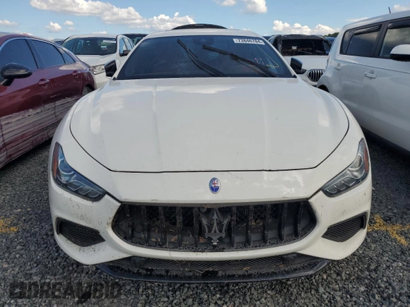 2021 Maserati Ghibli S with VIN ZAM57YSA6M1378227, listed as a Copart auction lot 73846784 with Not provided miles and Non repairable. Bid and sale history available at DreamBid. Image 5.