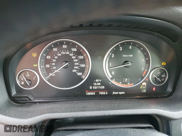 2011 BMW X3 35i with VIN 5UXWX7C59BL734707, listed as a Copart auction lot 44758405 with 139,092 mi miles and Salvage Title. Bid and sale history available at DreamBid. Image 9.