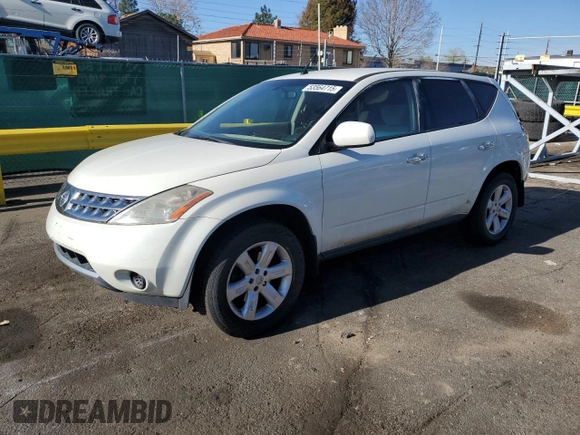 2007 Nissan Murano S z VIN JN8AZ08T87W523383, wystawiony jako Copart lot #53564715 z przebiegiem 187 549 mil mil oraz Szkoda całkowita • Salvage title. Historia ofert i sprzedaży dostępna na DreamBid. Obrazek 1.