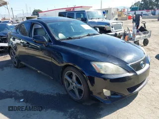 2007 Lexus IS with VIN JTHBK262672056822, listed as a IAAI auction lot 42014362 with 125,375 mi miles. Bid and sale history available at carsss.com. Image 1.