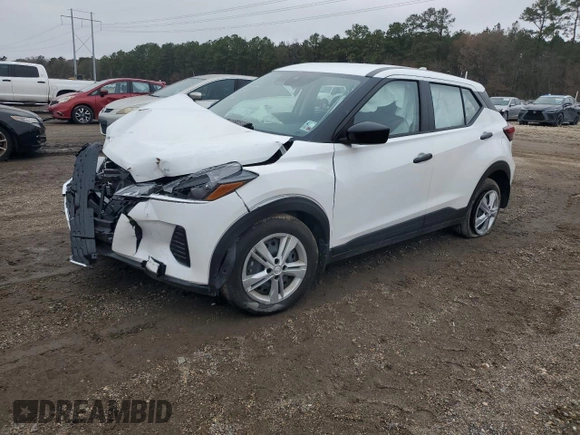 2024 Nissan Kicks S with VIN 3N1CP5BV4RL583495, listed as a Copart auction lot 42684925 with 4,681 mi miles and Salvage Title. Bid and sale history available at DreamBid. Image 1.