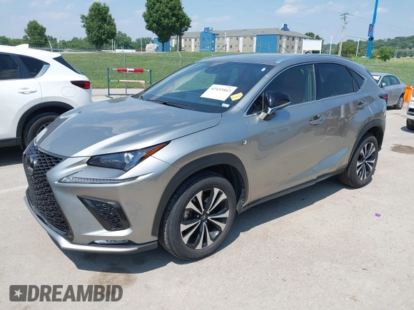 2020 Lexus NX 300 F Sport with VIN JTJSARDZ0L2235829, listed as a IAAI auction lot 42433463 with 51,360 mi miles and . Bid and sale history available at DreamBid. Image 18.