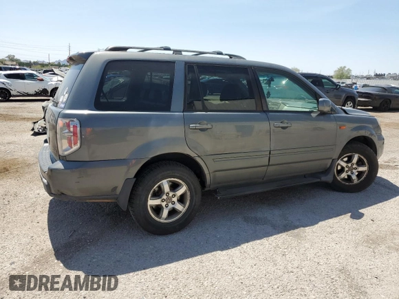 2007 Honda Pilot EX-L with VIN 5FNYF18547B005902, listed as a Copart auction lot 61966735 with 232,592 mi miles and Salvage title. Bid and sale history available at DreamBid. Image 3.