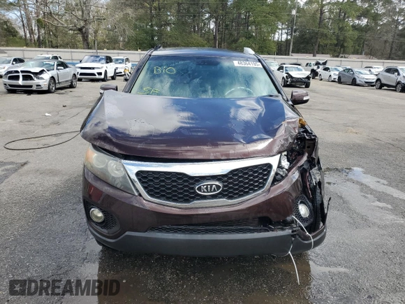 2011 Kia Sorento LX with VIN 5XYKT4A14BG143660, listed as a Copart auction lot 48364195 with 88,883 mi miles and Salvage Title. Bid and sale history available at carsss.com. Image 5.