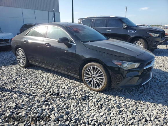 2020 Mercedes-Benz CLA 250 with VIN W1K5J4GB3LN104206, listed as a Copart auction lot 55459675 with 91,820 mi miles and Clean Title. Bid and sale history available at DreamBid. Image 4.