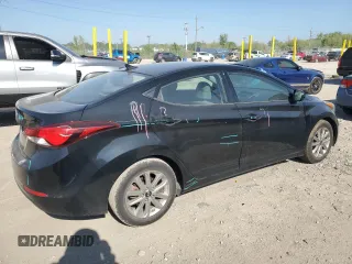 2015 Hyundai Elantra SE with VIN 5NPDH4AE3FH560618, listed as a Copart auction lot 56199255 with 43,760 mi miles and Salvage title. Bid and sale history available at DreamBid. Image 3.