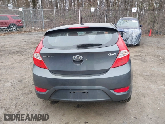 2013 Hyundai Accent SE with VIN KMHCU5AE1DU091931, listed as a IAAI auction lot 41783034 with 72,732 mi miles. Bid and sale history available at carsss.com. Image 16.