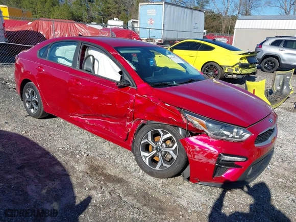 2019 Kia Forte LXS with VIN 3KPF24AD7KE058999, listed as a IAAI auction lot 41599213 with 113,551 mi miles. Bid and sale history available at carsss.com. Image 1.