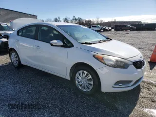 2015 Kia Forte LX with VIN KNAFX4A66F5330105, listed as a Copart auction lot 49499165 with 130,966 mi miles and Salvage Title. Bid and sale history available at carsss.com. Image 4.