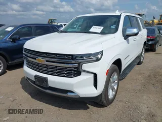 2024 Chevrolet Suburban Premier with VIN 1GNSCFKD6RR304985, listed as a IAAI auction lot 42147814 with 34,650 mi miles. Bid and sale history available at carsss.com. Image 2.