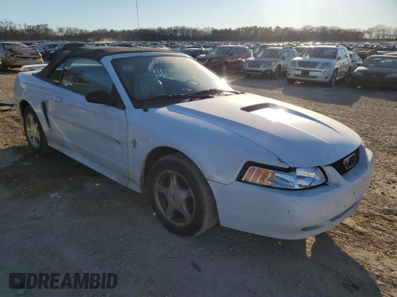 2001 Ford Mustang Deluxe with VIN 1FAFP44491F217660, listed as a Copart auction lot 47299805 with 176,207 mi miles and Salvage Title. Bid and sale history available at carsss.com. Image 4.