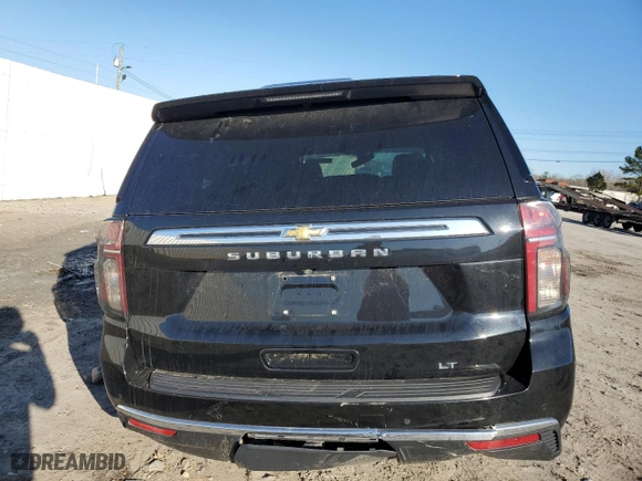 2021 Chevrolet Suburban LT with VIN 1GNSCCKD2MR241472, listed as a Copart auction lot 87280424 with 83,346 mi miles and Salvage Title. Bid and sale history available at carsss.com. Image 6.