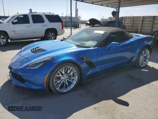 2015 Chevrolet Corvette Z06 3LZ with VIN 1G1YU3D63F5606405, listed as a Copart auction lot 47130505 with 34,951 mi miles and Salvage Title. Bid and sale history available at carsss.com. Image 1.