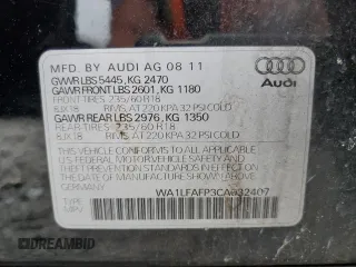 2012 Audi Q5 2.0T Premium Plus with VIN WA1LFAFP3CA032407, listed as a Copart auction lot 52766385 with 169,982 mi miles and Salvage Title. Bid and sale history available at carsss.com. Image 13.