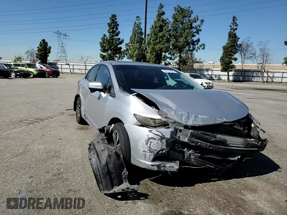 2015 Honda Civic EX with VIN 19XFB2F81FE200298, listed as a Copart auction lot 50373225 with 128,805 mi miles and Salvage Title. Bid and sale history available at DreamBid. Image 10.