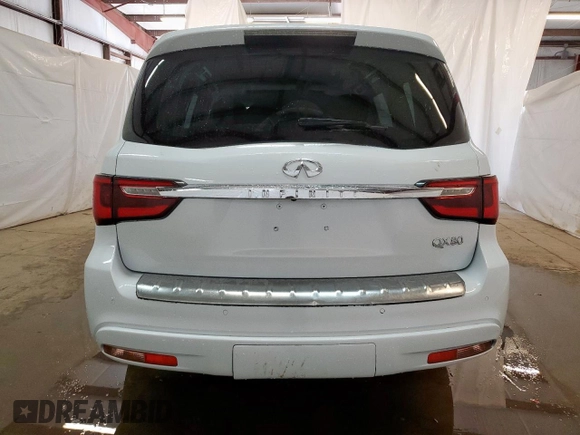 2018 Infiniti QX80 with VIN JN8AZ2NE8J9195292, listed as a Copart auction lot 61045735 with 92,567 mi miles and Clean title. Bid and sale history available at DreamBid. Image 6.