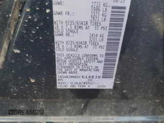 2014 Nissan Pathfinder Platinum with VIN 5N1AR2MN6EC614838, listed as a Copart auction lot 64831045 with 204,516 mi miles and Non repairable. Bid and sale history available at DreamBid. Image 12.