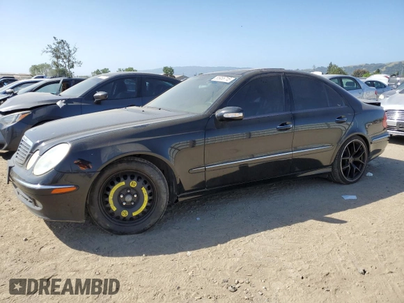 2005 Mercedes-Benz E 500 with VIN WDBUF70J05A647094, listed as a Copart auction lot 55955715 with 170,758 mi miles and Clean Title. Bid and sale history available at DreamBid. Image 1.