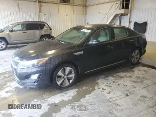 2014 Kia Optima Hybrid EX with VIN KNAGN4AD4E5074523, listed as a Copart auction lot 43578655 with 150,483 mi miles and Salvage Title. Bid and sale history available at carsss.com. Image 1.