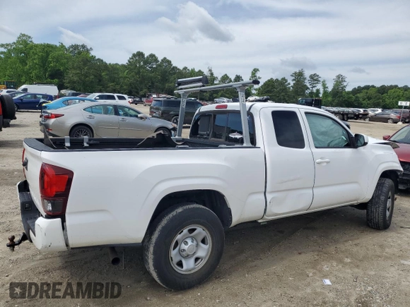 2019 Toyota Tacoma SR with VIN 5TFSX5EN0KX066144, listed as a Copart auction lot 58041625 with Not provided miles and Salvage title. Bid and sale history available at DreamBid. Image 3.