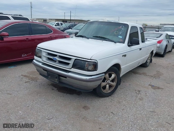 1997 Ford Ranger XL with VIN 1FTCR14A8VPA46010, listed as a IAAI auction lot 41869067 with 230,198 mi miles. Bid and sale history available at carsss.com. Image 2.