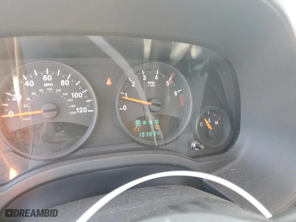 2011 Jeep Patriot Sport with VIN 1J4NF1GB6BD156857, listed as a Copart auction lot 46785435 with 193,834 mi miles and Salvage Title. Bid and sale history available at carsss.com. Image 9.