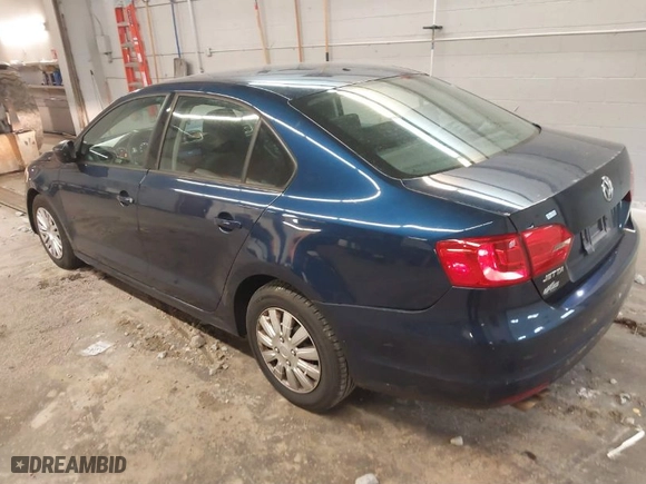 2014 Volkswagen Jetta Sedan S with VIN 3VW2K7AJ7EM438342, listed as a IAAI auction lot 41726743 with 110,721 mi miles. Bid and sale history available at carsss.com. Image 3.