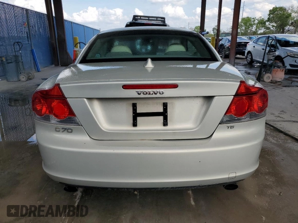 2007 Volvo C70 with VIN YV1MC68217J018765, listed as a Copart auction lot 47298865 with 120,092 mi miles and Non Repairable. Bid and sale history available at carsss.com. Image 6.