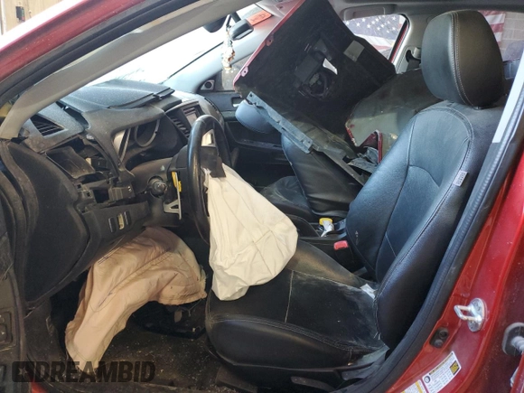 2016 Mitsubishi Lancer GT with VIN JA32U8FW1GU012988, listed as a Copart auction lot 59460484 with 0 mi miles and Salvage Title. Bid and sale history available at carsss.com. Image 7.