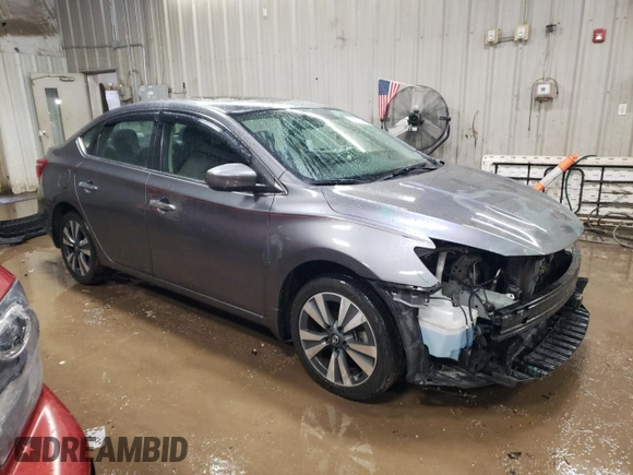 2019 Nissan Sentra S with VIN 3N1AB7AP9KY408995, listed as a Copart auction lot 47825935 with 82,077 mi miles and Salvage Title. Bid and sale history available at carsss.com. Image 4.