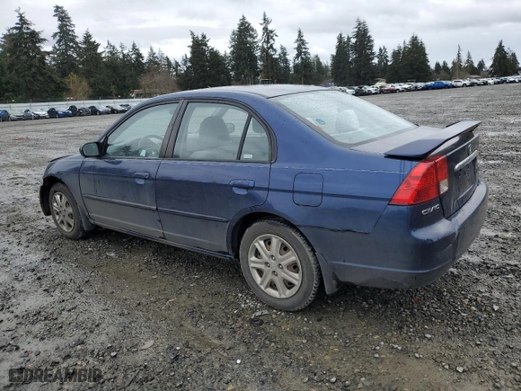 2003 Honda Civic EX with VIN 2HGES26723H553766, listed as a Copart auction lot 49318145 with 125,275 mi miles and Salvage Title. Bid and sale history available at carsss.com. Image 2.