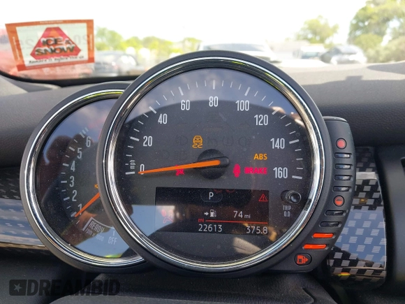 2017 MINI Convertible Cooper S with VIN WMWWG9C53H3C22950, listed as a IAAI auction lot 42297714 with 22,613 mi miles and . Bid and sale history available at DreamBid. Image 7.