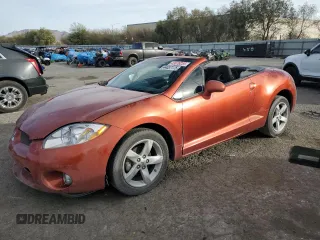 2007 Mitsubishi Eclipse GS with VIN 4A3AL25F07E048807, listed as a Copart auction lot 44037175 with 175,217 mi miles and Salvage Title. Bid and sale history available at carsss.com. Image 1.