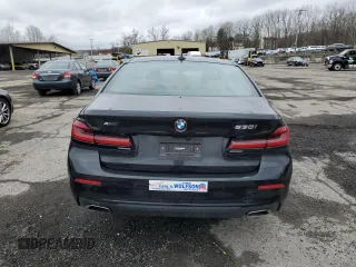 2023 BMW 5 Series 530i xDrive with VIN WBA13BJ05PCN16611, listed as a Copart auction lot 52170075 with Not Provided miles and Salvage Title. Bid and sale history available at DreamBid. Image 6.