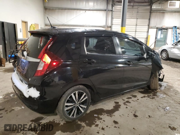 2018 Honda Fit EX-L with VIN 3HGGK5H95JM713811, listed as a Copart auction lot 43729005 with 91,863 mi miles and Salvage Title. Bid and sale history available at carsss.com. Image 3.