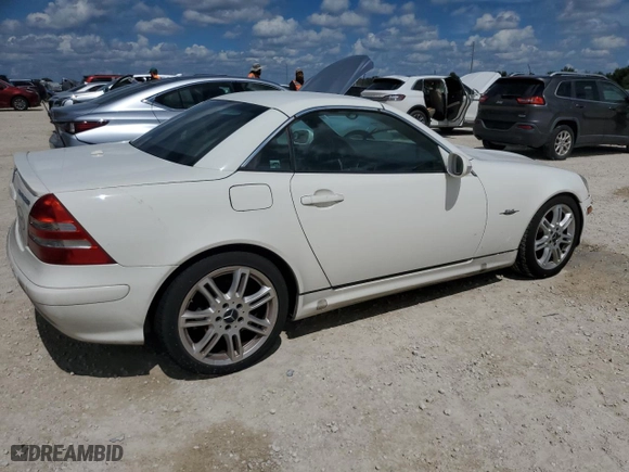 2004 Mercedes-Benz SLK-Class with VIN WDBKK49F54F305769, listed as a Copart auction lot 73852484 with 73,946 mi miles and Salvage Title. Bid and sale history available at carsss.com. Image 3.