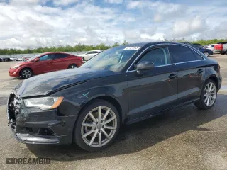 2015 Audi A3 1.8T Premium Plus with VIN WAUCCGFF9F1006484, listed as a Copart auction lot 47121045 with 52,734 mi miles and Salvage Title. Bid and sale history available at carsss.com. Image 1.