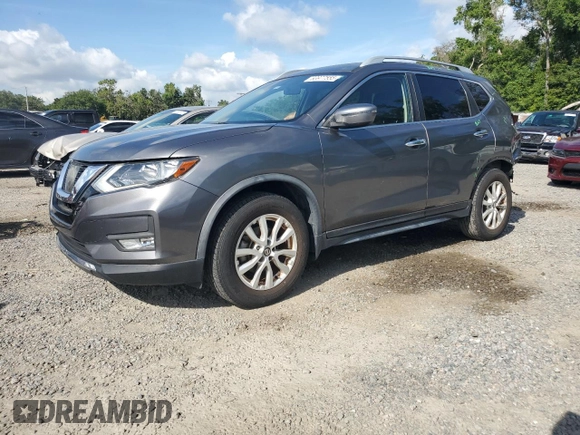 2017 Nissan Rogue SV with VIN JN8AT2MT2HW397929, listed as a Copart auction lot 63977555 with 84,059 mi miles and Salvage title. Bid and sale history available at DreamBid. Image 1.