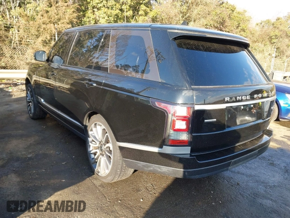 2016 Land Rover Range Rover Supercharged with VIN SALGS3EF7GA269519, listed as a IAAI auction lot 41395262 with 81,614 mi miles and . Bid and sale history available at DreamBid. Image 3.