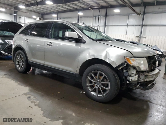 2008 Ford Edge SEL with VIN 2FMDK38C38BB31585, listed as a Copart auction lot 49402955 with 190,585 mi miles and Salvage Title. Bid and sale history available at carsss.com. Image 4.